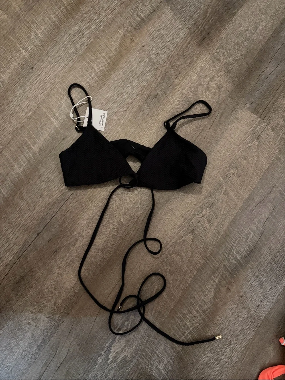 Monday Swimwear Black Wrap Triangle Bikini